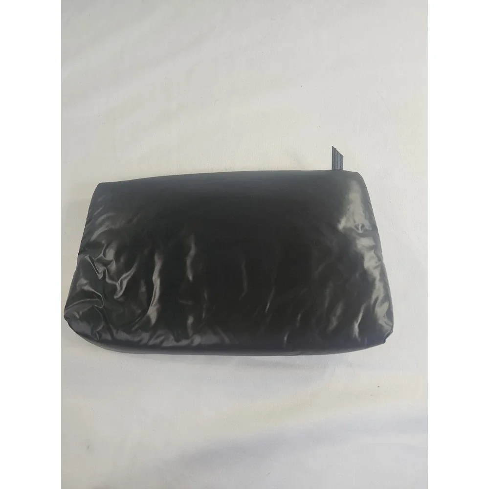 NWT Philosophy Black Cosmetics Bag 10 X 6 Puffer Style Zip Close‎ Giftable New